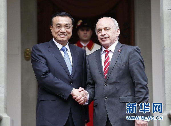 李克強:中瑞自由貿易協定將樹立一個好的標桿