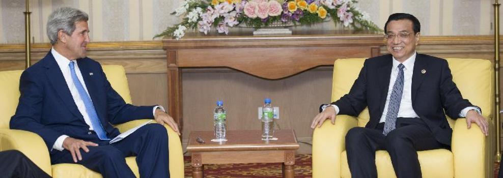 李克強會見美國國務卿克里