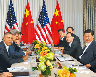 習(xí)近平同奧巴馬總統(tǒng)舉行中美元首會晤