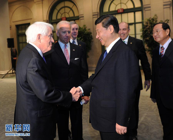 習近平和拜登共同出席中美企業家座談會