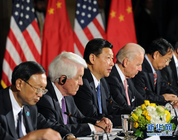 習近平和拜登共同出席中美企業家座談會
