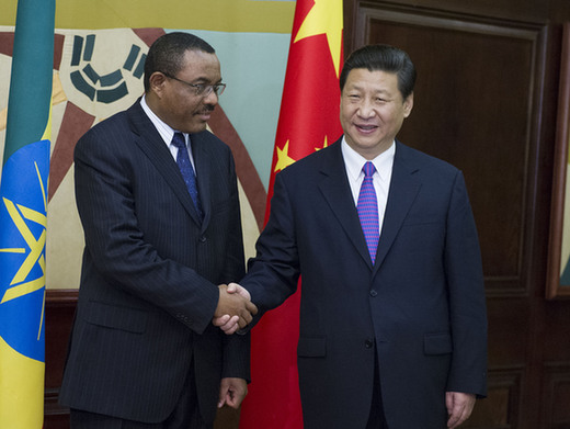 習近平會見烏干達、莫桑比克、埃塞俄比亞領導人
