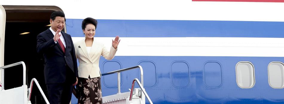 習(xí)近平抵達(dá)雅加達(dá)開(kāi)始對(duì)印度尼西亞進(jìn)行國(guó)事訪問(wèn)（圖）