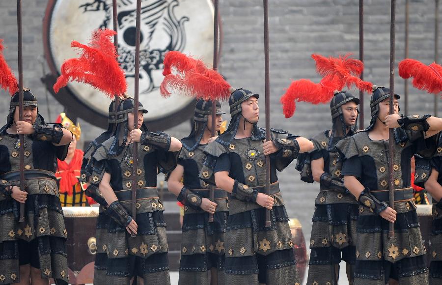 西安“武士文化系列展演”:跨越時空的城墻武士