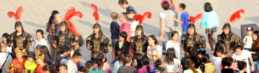 西安“武士文化系列展演”:跨越時空的城墻武士