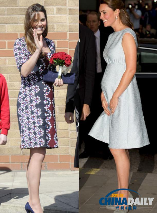 凱特王妃臨盆在即 準(zhǔn)媽媽孕期穿衣經(jīng)大盤點(diǎn)（組圖）