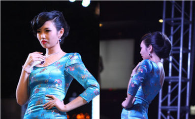 世界小姐中國區總冠軍陳曉雪親臨成都珠寶展