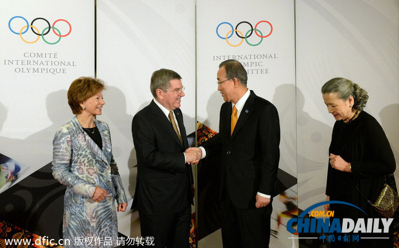 索契冬奧會歡迎晚宴隆重舉行 總統普京笑迎八方客