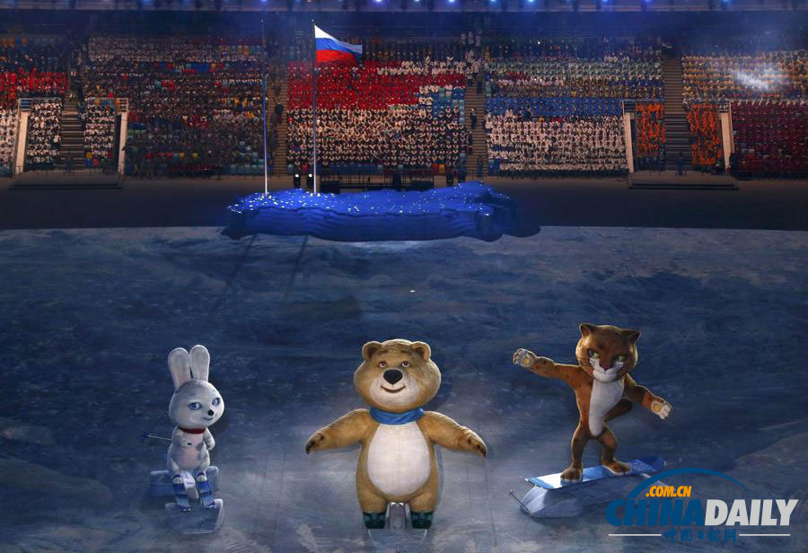 睡眼惺忪無精打采 索契冬奧會吉祥物北極熊遭詬病