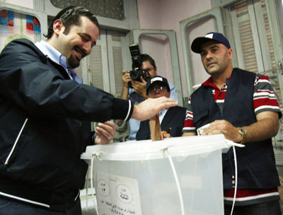 圖：黎巴嫩今舉行議會選舉 卡特敦促各派承認結果