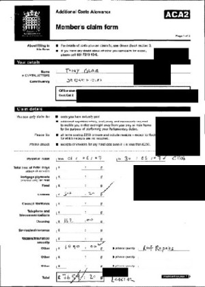 離任前兩天報銷高額修房費 英媒指責布萊爾“無恥”