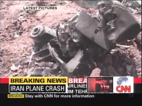 伊朗載有168人客機墜毀(圖)