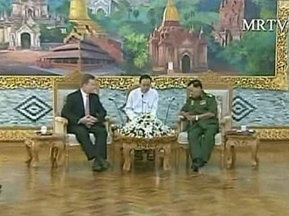 美議員獲準會見緬甸領袖 翻版“克林頓訪朝”帶人質離開