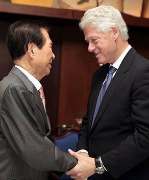 圖片記錄韓國前總統金大中