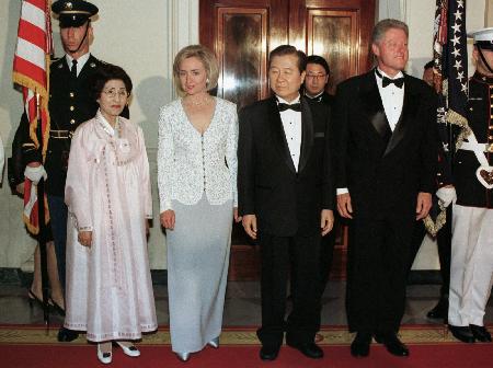 韓國前總統金大中生前圖集