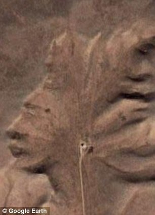 驚人的巧合？盤點(diǎn)谷歌地球中的“臉譜”景觀