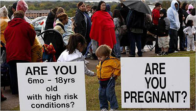 美國打響甲流疫苗大戰(zhàn) 高危群體接種也困難