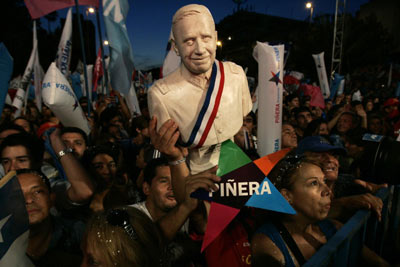 “智利老貝”贏得大選 52年來首位民選右翼總統