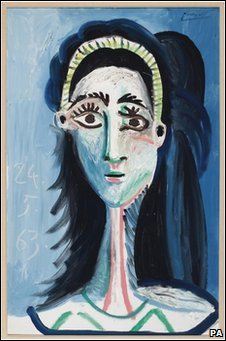 畢加索妻子肖像畫以1300萬美元拍出