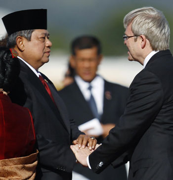 印尼總統(tǒng)出訪澳洲 獲“殊榮”在議會發(fā)表講話