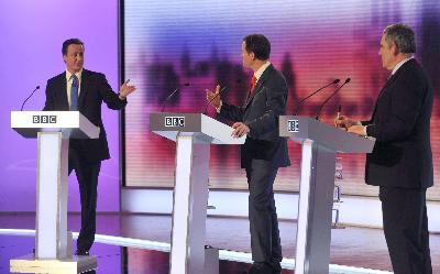 大選前最后辯論結束 英首相布朗被認為“很失敗”