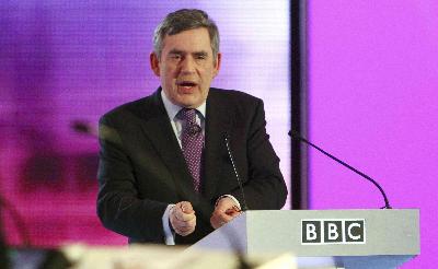 大選前最后辯論結束 英首相布朗被認為“很失敗”