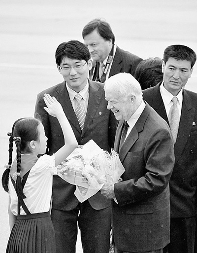 卡特低調開始第二次平壤之行 美方強調私人性質