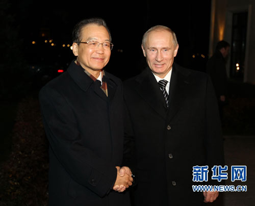 溫家寶與普京會(huì)談稱中俄關(guān)系達(dá)前所未有高水平