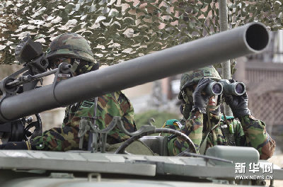 高清組圖：韓美開始舉行聯合軍事演習