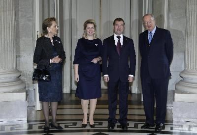 俄總統夫人出訪惹爭議 比利時媒體稱其太傲慢