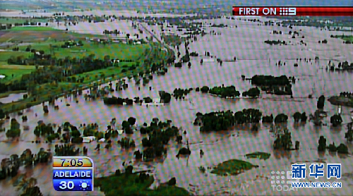 高清：澳大利亞東部降雨持續 洪水肆虐