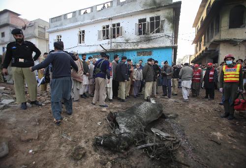 巴基斯坦白沙瓦一學校外發(fā)生爆炸 1人死亡17人受傷