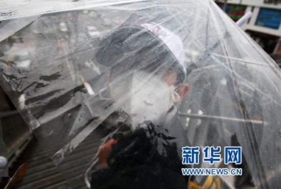 韓國各地降“輻射雨”后昨日再遭“核輻射沙塵”