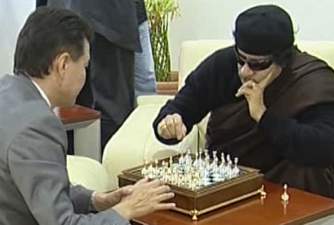 國際棋聯主席稱卡扎菲準備與北約對話 但不會辭職