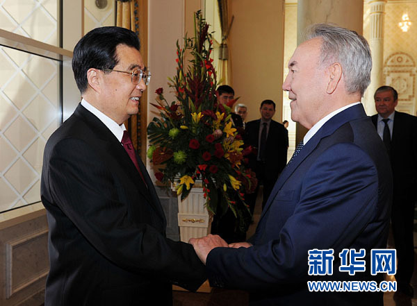 胡錦濤訪問夯實中哈戰略伙伴關系