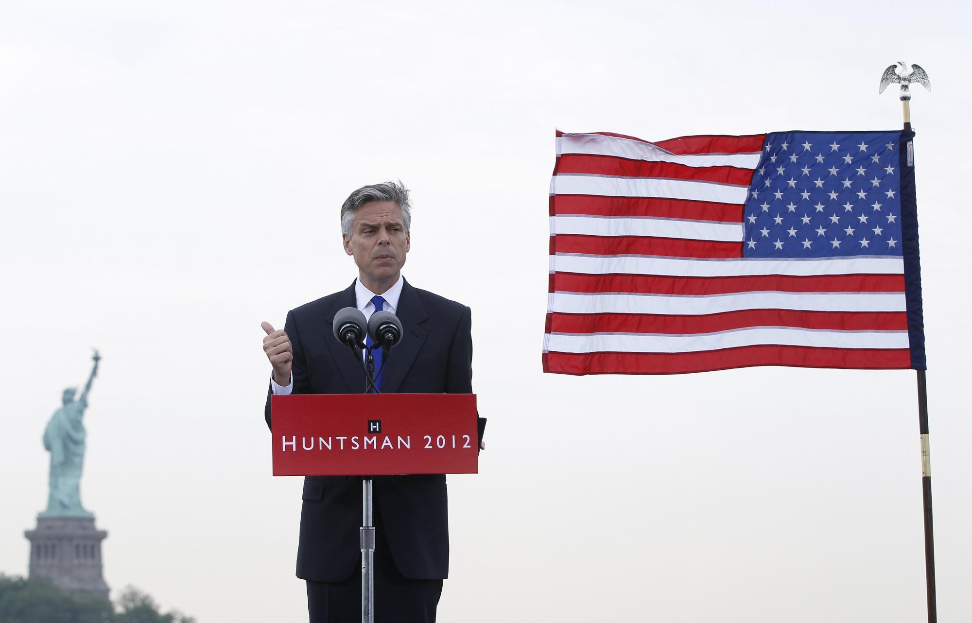 美前駐華大使洪博培宣布競選總統 中國經歷、摩門教背景或成障礙