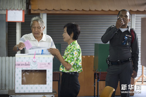 高清組圖：泰國舉行國會下議院選舉
