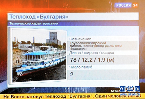 伏爾加河沉船事故2人亡103人失蹤