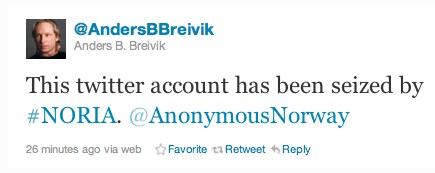 獄中發(fā)微博皆因黑客盜賬號 布雷維克為純正金發(fā)碧眼曾赴美整容