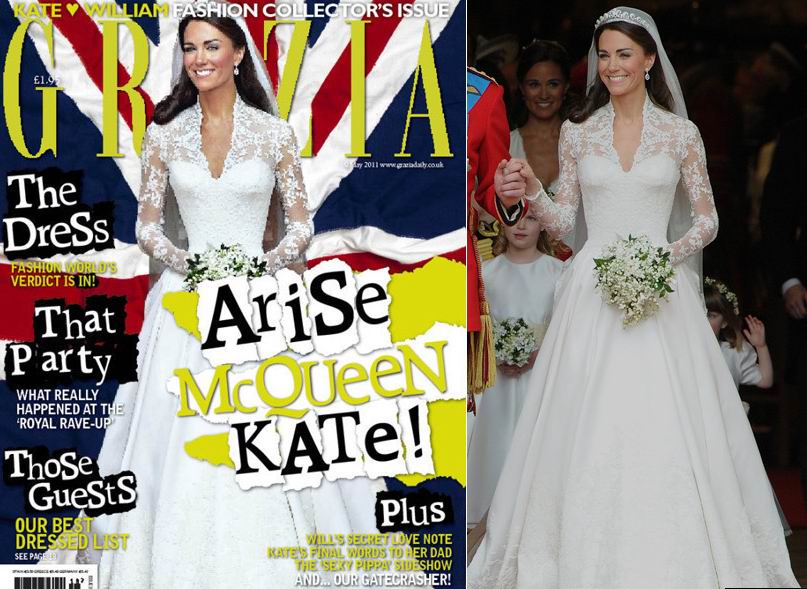 凱特榮登“全球最佳著裝”榜 時尚雜志承認PS其照片