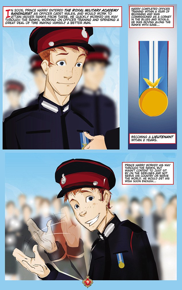 不羈的王室少年——美國推出英國哈里王子漫畫傳記