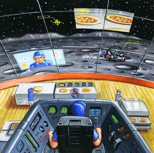 看上去很酷！達美樂比薩公司拋出在月球開分店計劃