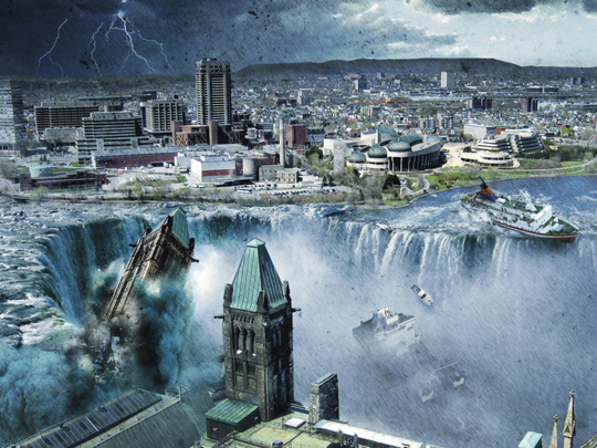 美藝術家繪制末日場景 殘酷詭異之美撼人心魄