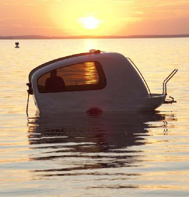 德國設計師打造水陸兩棲房車 擬售價1.3萬英鎊