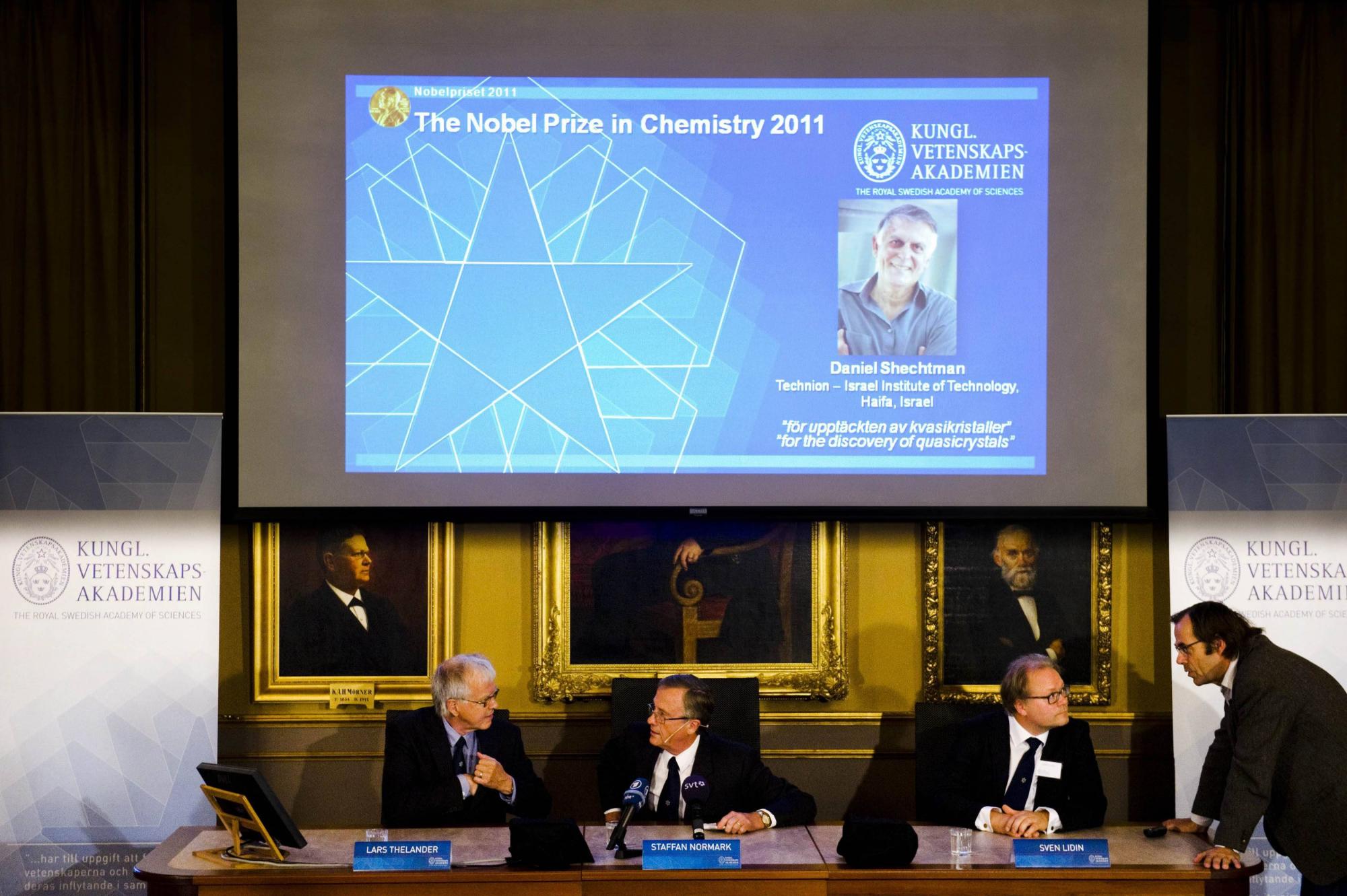 憑借“準晶體領域的發現” 以色列科學家獨享諾貝爾化學獎
