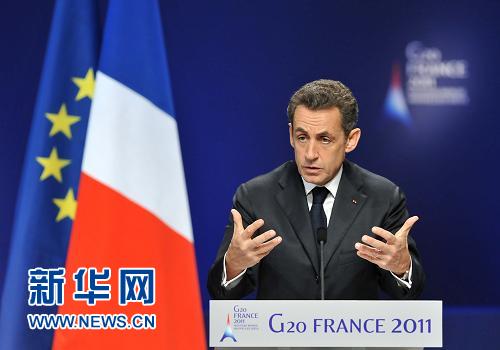 薩科齊誓言保衛歐元 不允許歐元區解體