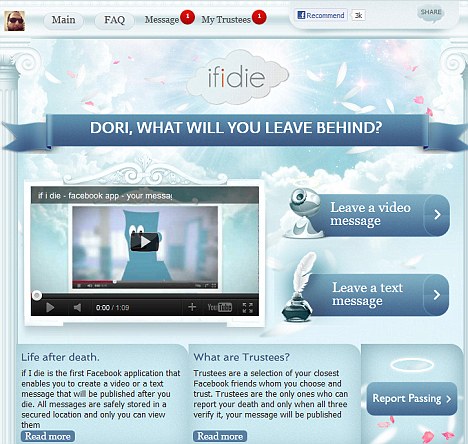 臉譜網免費應用程序吸引數千人 用戶死后“遺言”可發布