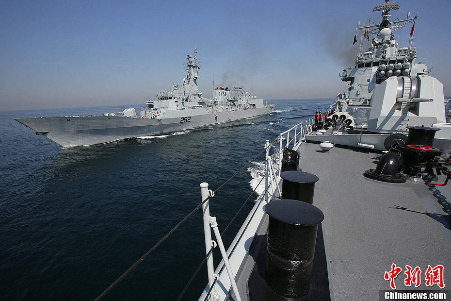 高清：全程直擊“和平－13”多國(guó)海上聯(lián)合軍演