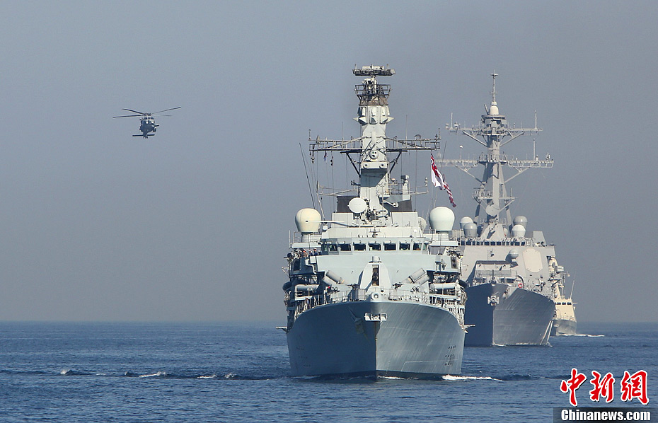 高清:全程直擊“和平-13”多國(guó)海上聯(lián)合軍演