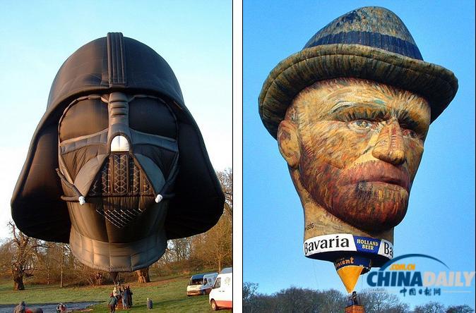 五花八門的獵奇熱氣球